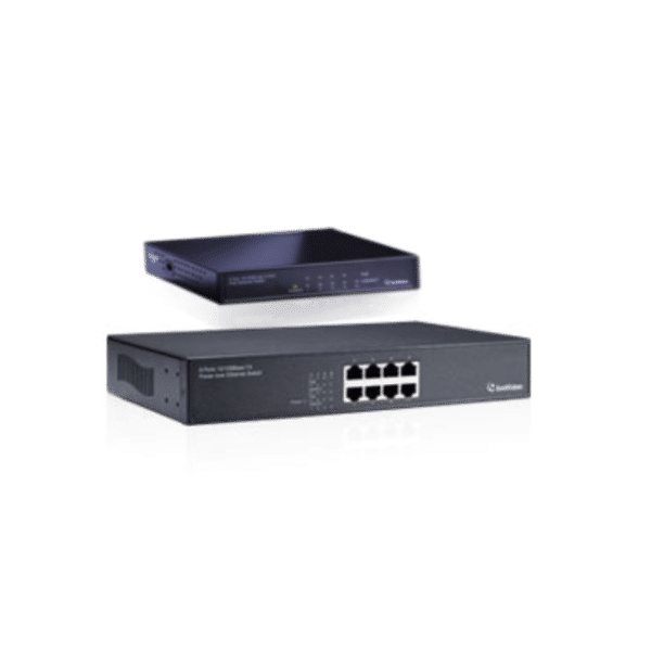 Gv Switch Wht GeoVision™ PoE Switch 8PoE / 4PoE - Sentry Security Systems